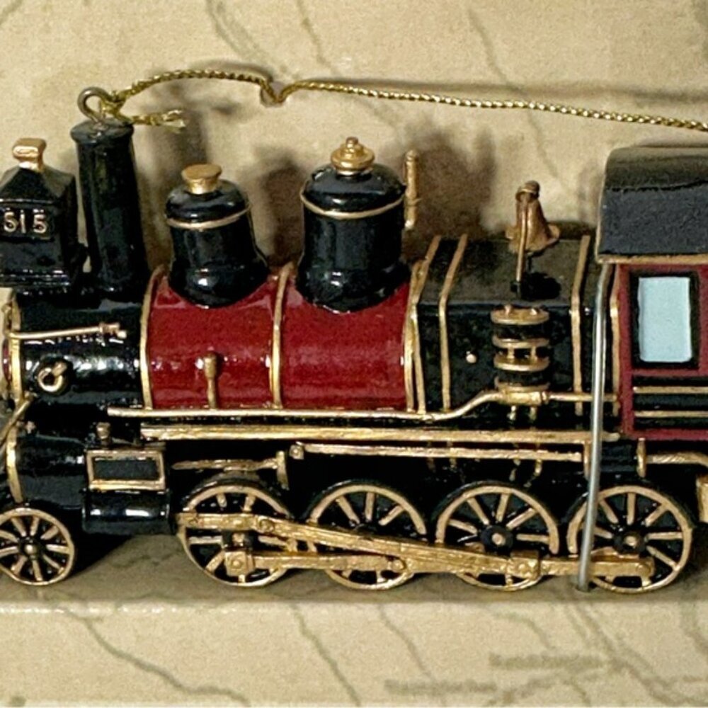 Vintage Train Locomotive 515 Wood Ornament Legend of The Plains Chapter IV 1991 - Picture 3 of 16